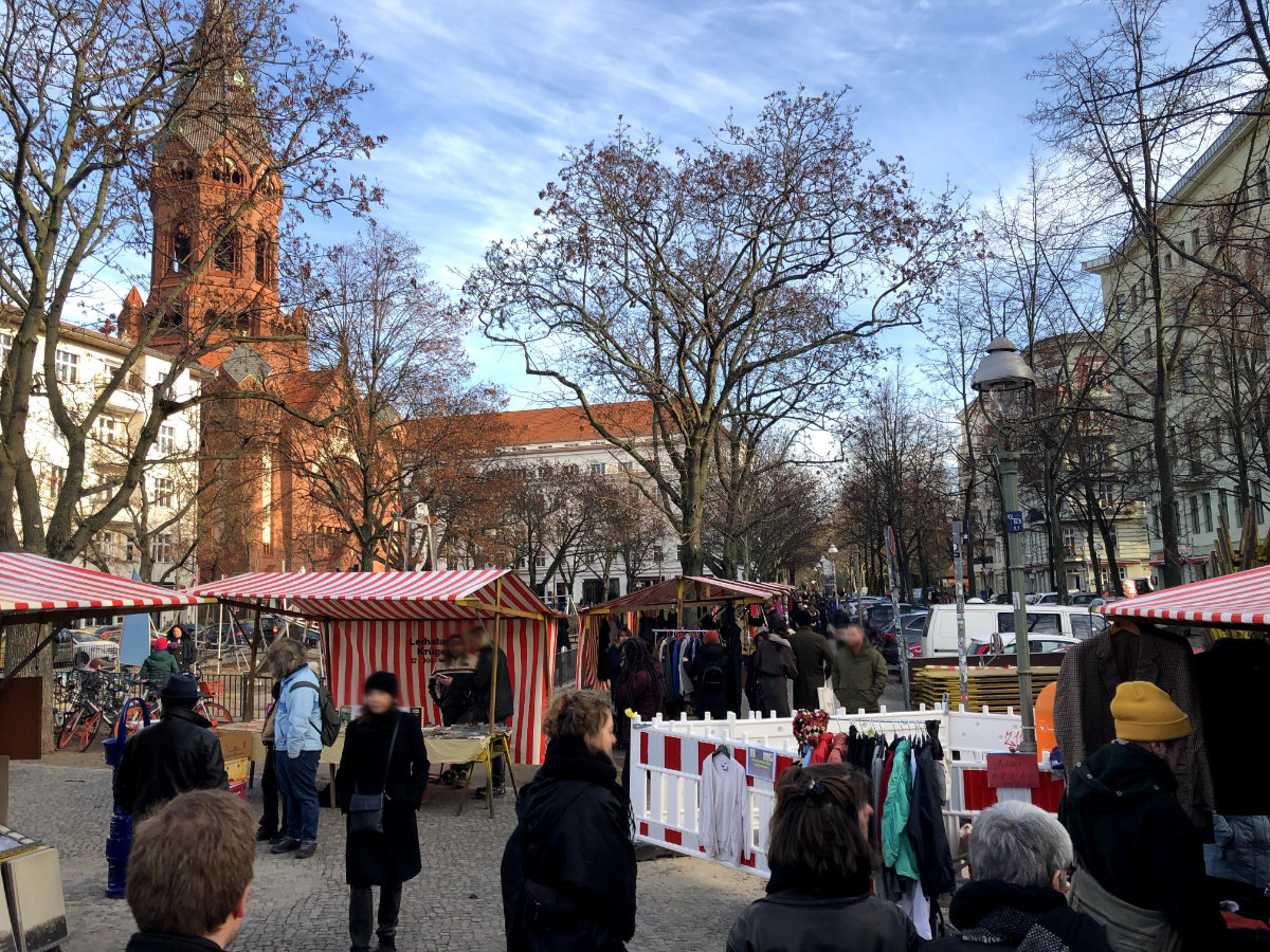 Bild Troedelmarkt Marheinekeplatz